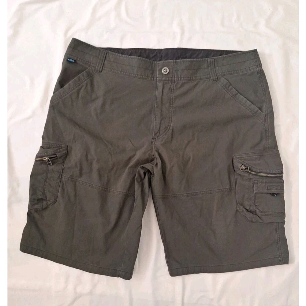 Kuhl Born In The Mountains Shorts Grey Cargo Hiking Men's Sz 40 Pockets